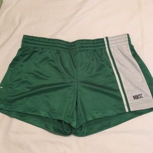 Nike Green Running Shorts